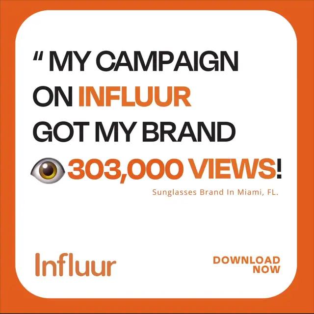 Connect with content creators and find the best one for your brand. Download the Influur app now!