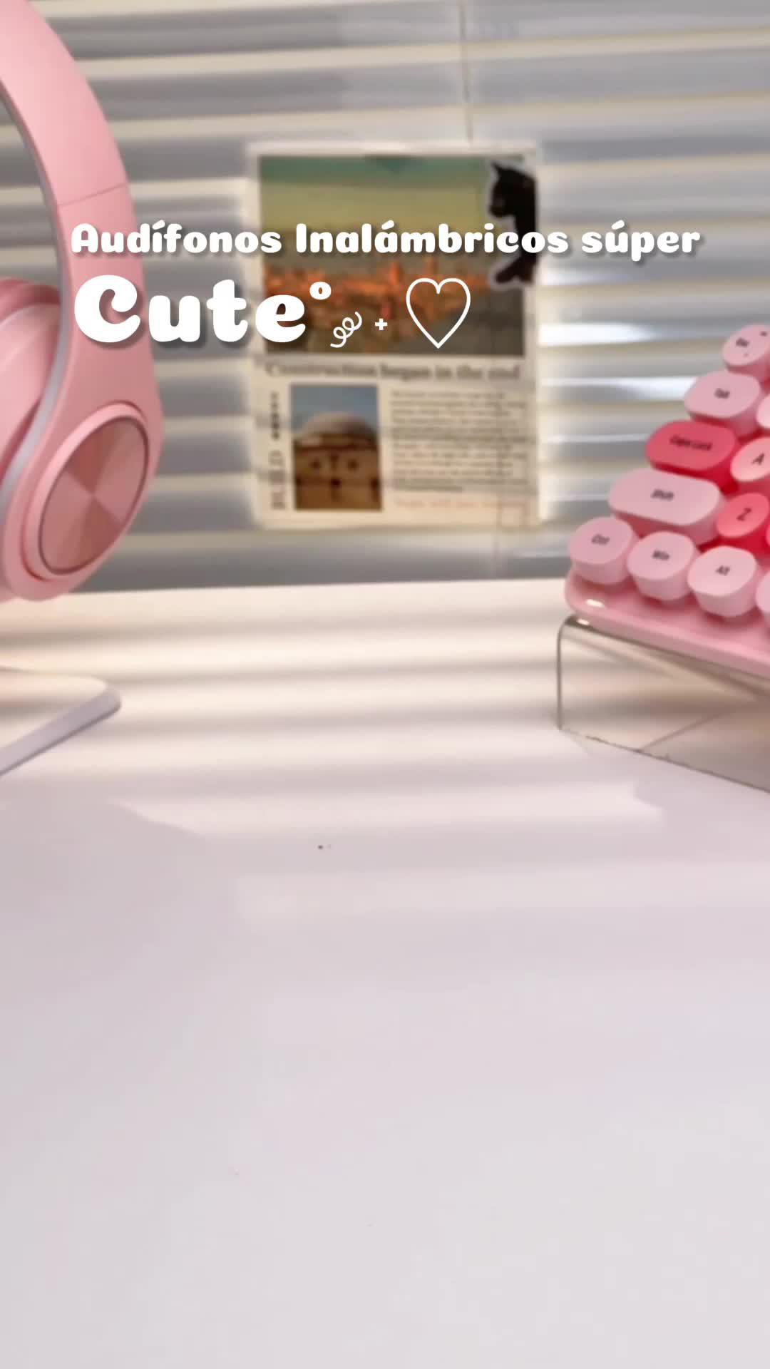 ¡Gratis! ¡Música y estilo! Descubre los audífonos inalámbricos más kawaii. Ideales para entrenar y viajar, ¡un regalo perfecto! 🎶💖 #AudífonosKawaii #EstiloYMusica #Temufinds #TechFashion