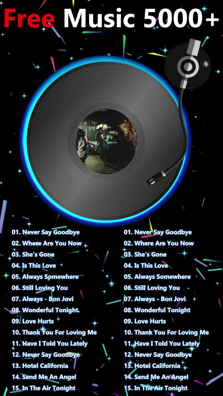 Esta aplicação possui milhões de músicas que pode descarregar gratuitamente.