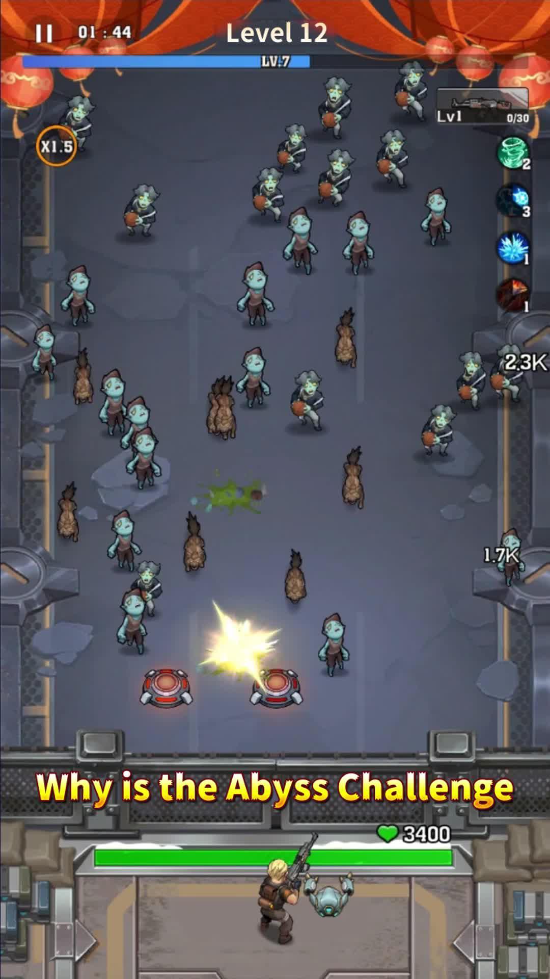 Only 1% of people can persevere until level 100.