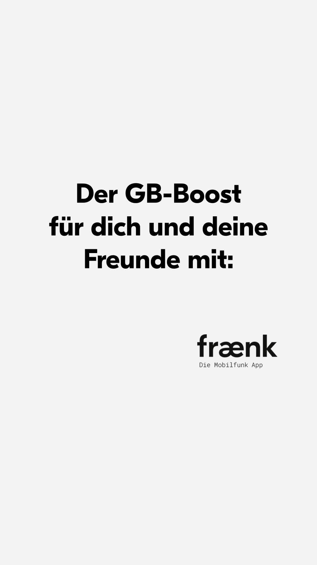 Starte mit 12 +4 GB für 10 € und hol dir +4 GB pro geworbenen Freund dazu.