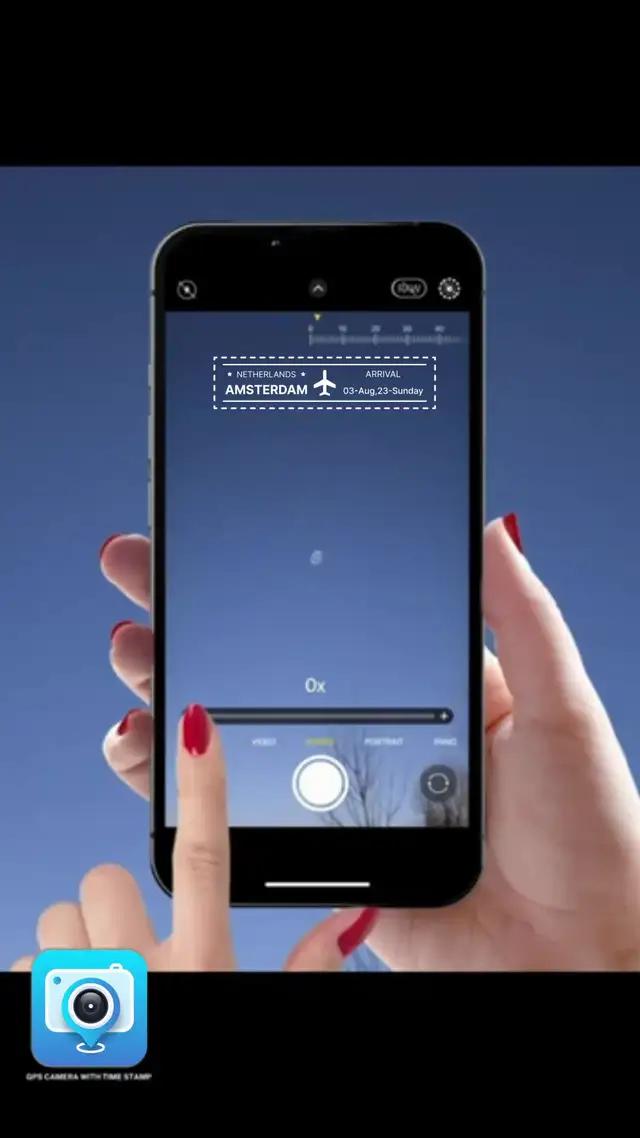 Dễ dàng thêm ngày, giờ, vị trí trên ảnh và video