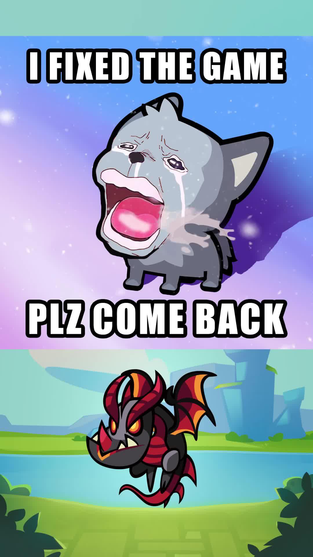 Guys, come download again! We added a lot of new things and we have more coming up this Friday...do u want mocha to cry 😭