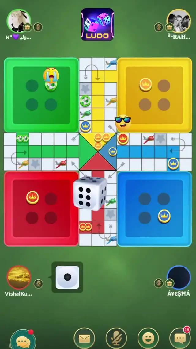 تلعب لعبة ludo ممتعة وسعيدة
