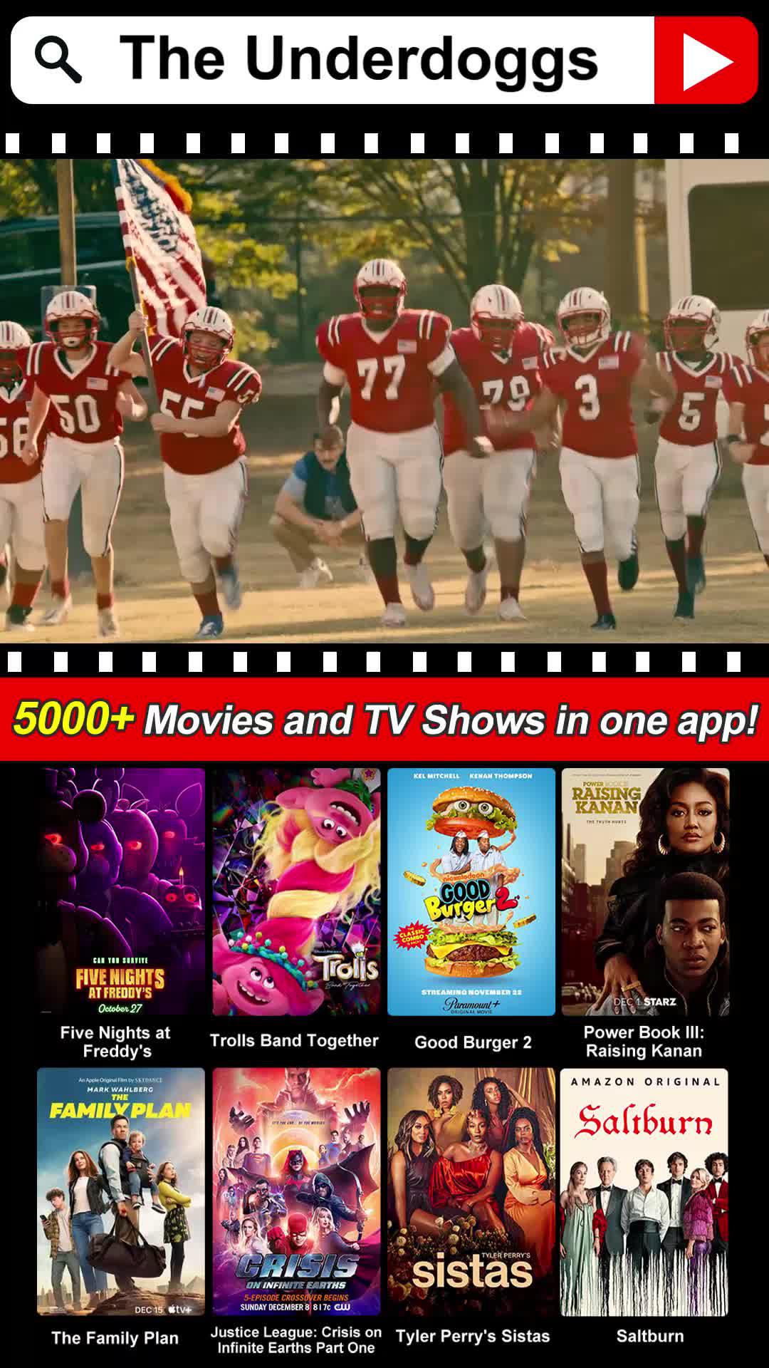 Watch blockbuster movies as you like