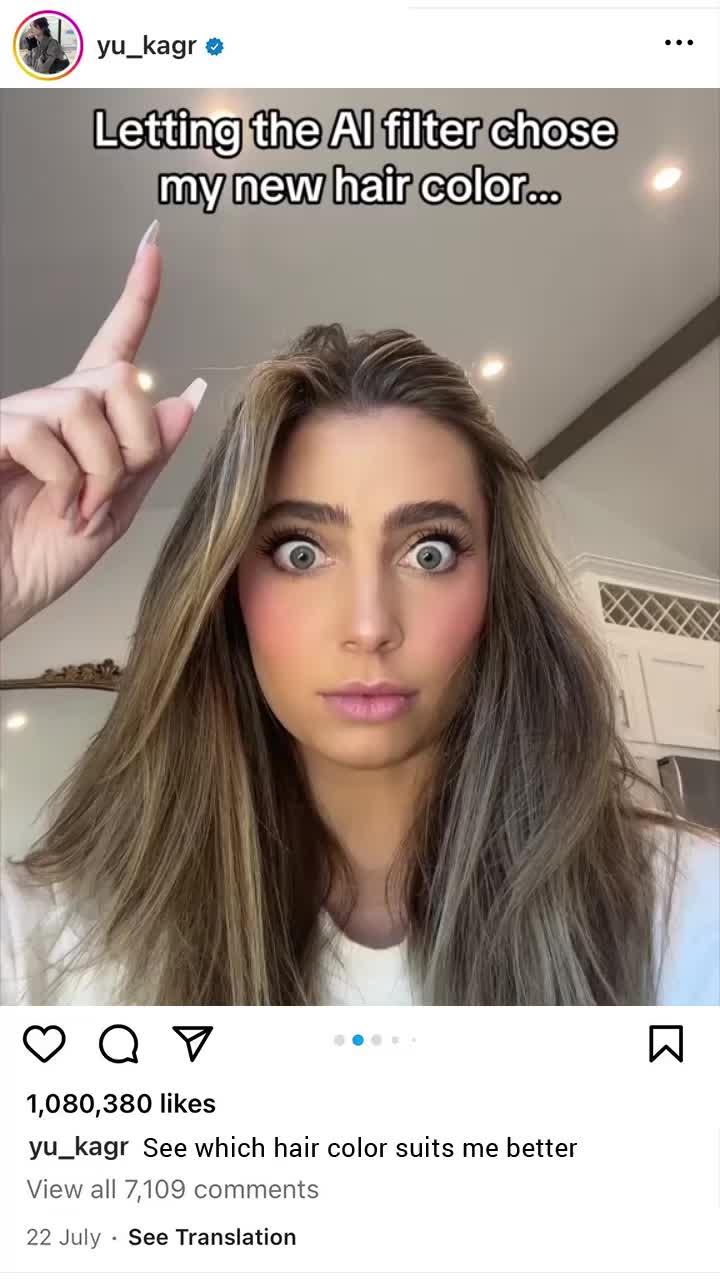 Download the app and choose the hairstyle that suits you best.