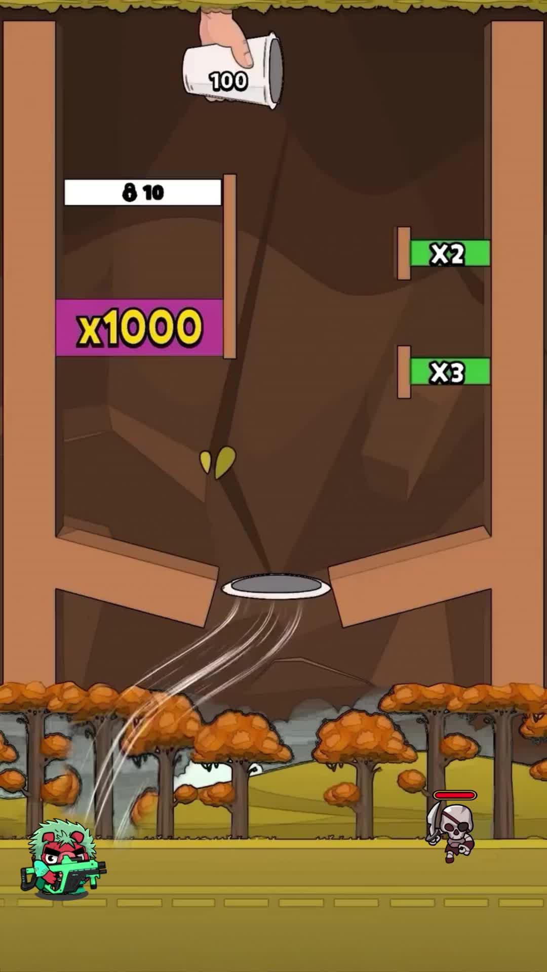 Collect powerful weapons and lead your piggy to victory!