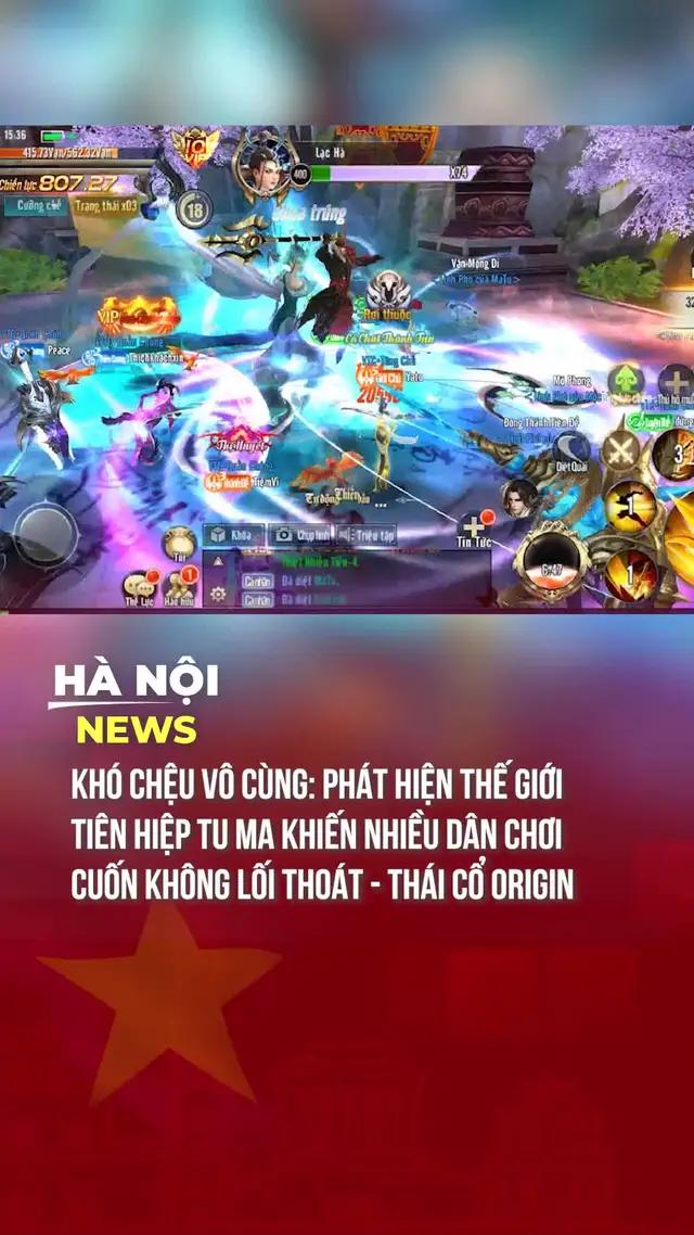 ĐỈNH KỊCH TRẦN, BAY PHẤP PHỚI TẠI THÁI CỔ ORIGIN 🤩 #thaicoorigin #vtcmobile #GamingOnTikTok #theanh28 #tiktoknews #hanoinews