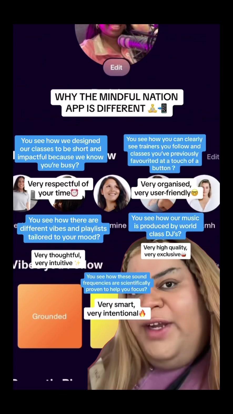 Mindful Nation 🤝 being very mindiful and demure😮‍💨 (download now with link in bio📲) #fyp #demure #MindfulNation #Meditation #Music #Fitness #SelfCare #Classes #Vibe #Health #Happiness #Playlist #Mindfulness 