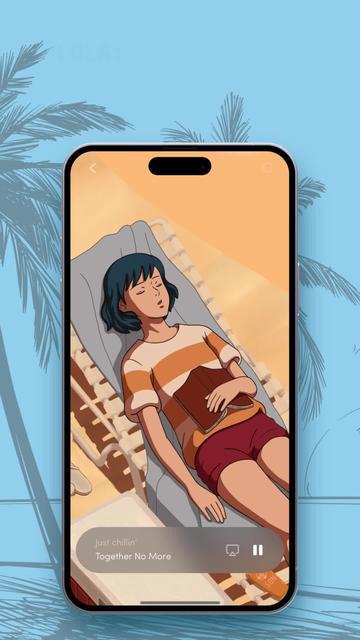 Chill, focus or fall asleep with Lofi beats & animations.
