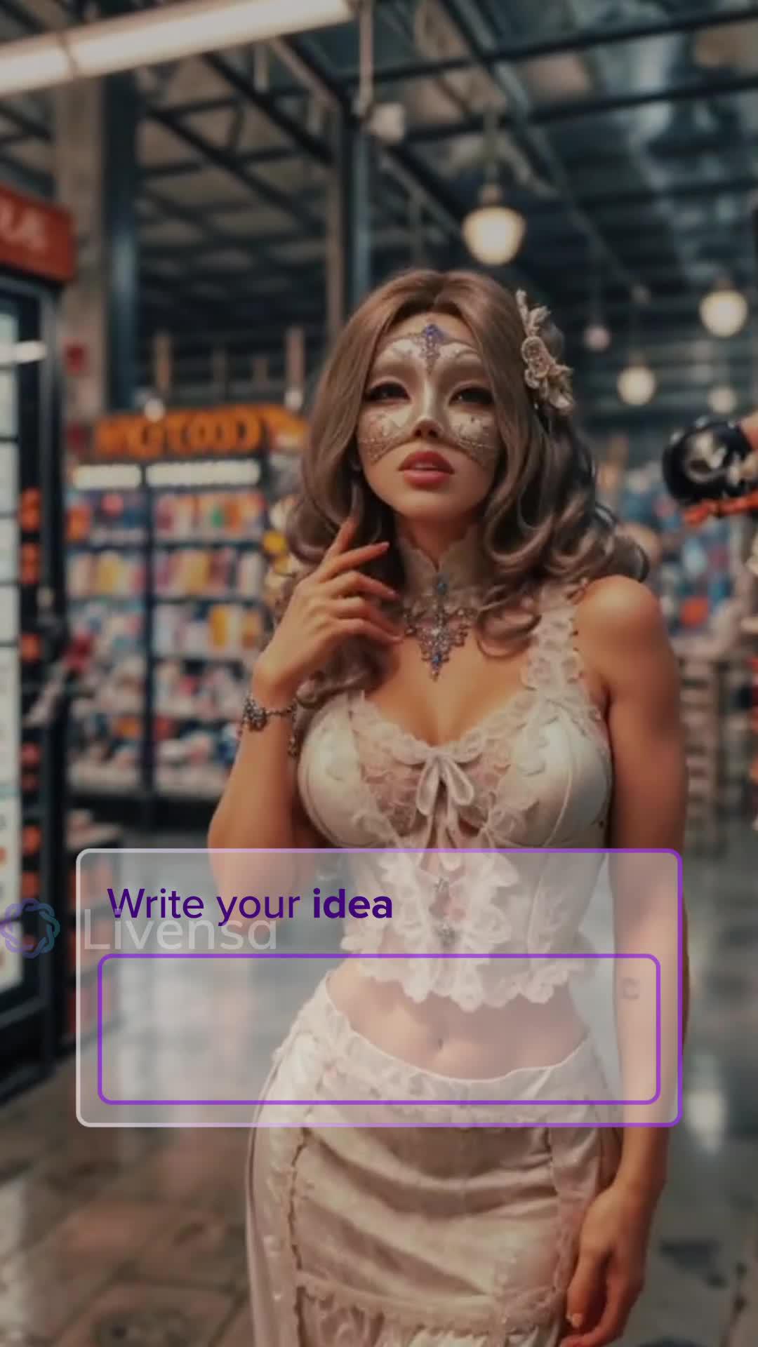 Create Al videos with your own words on mobile