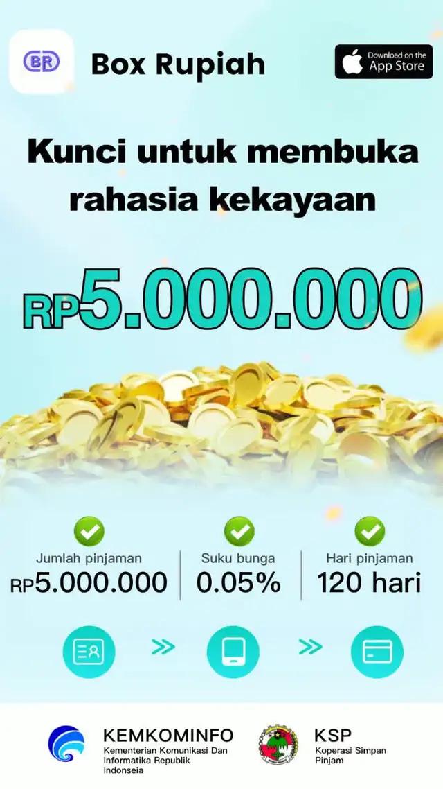 100% online. Pinjaman Tunai: Rp 5.000.000!
