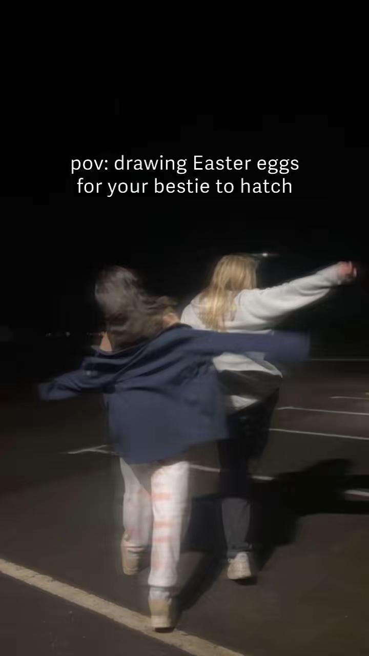 Drawing Easter eggs for your bestie to hatch