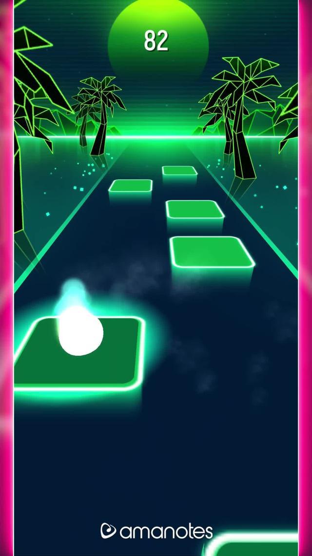 Why is this game so fun! Can't stop! It challenges your sense of music and reflexes.