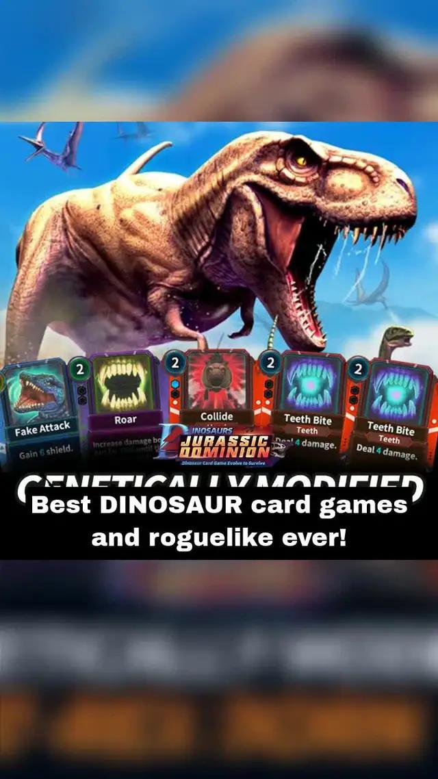 You were genetically modified to become a real dinosaur.