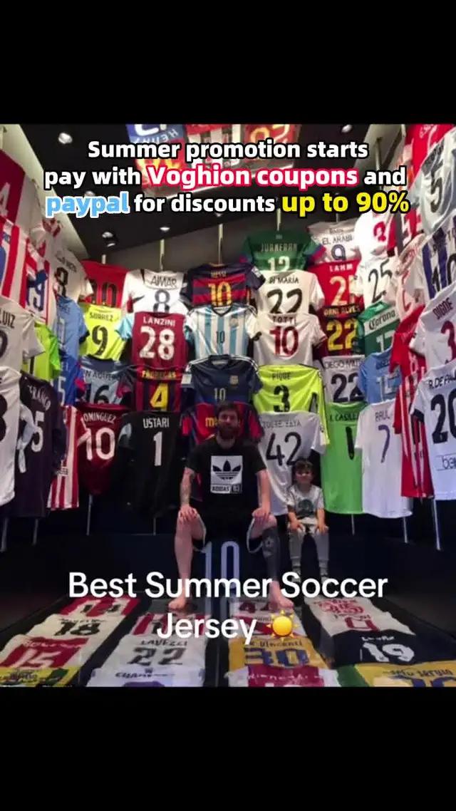 Support your favourite team! Summer sale for you now!