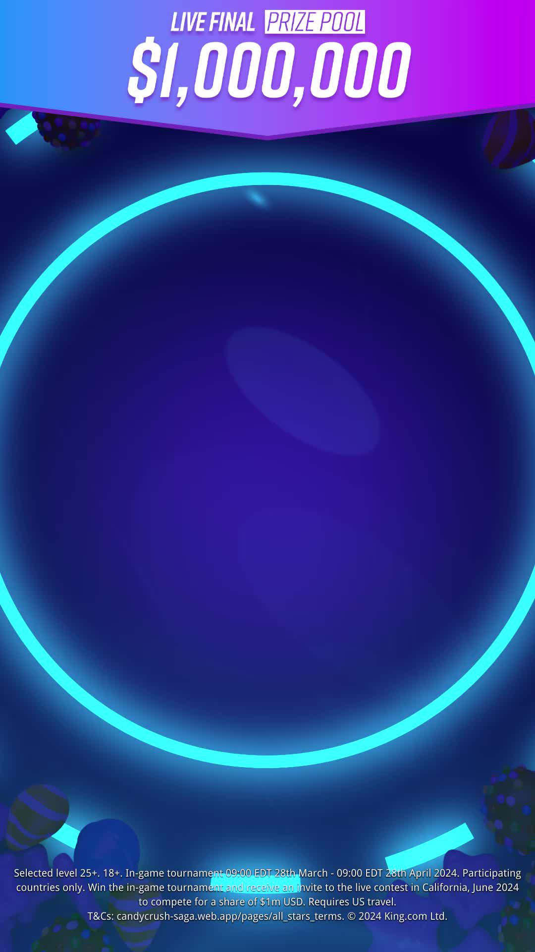 Win big in Candy Crush All Stars! Enter now!