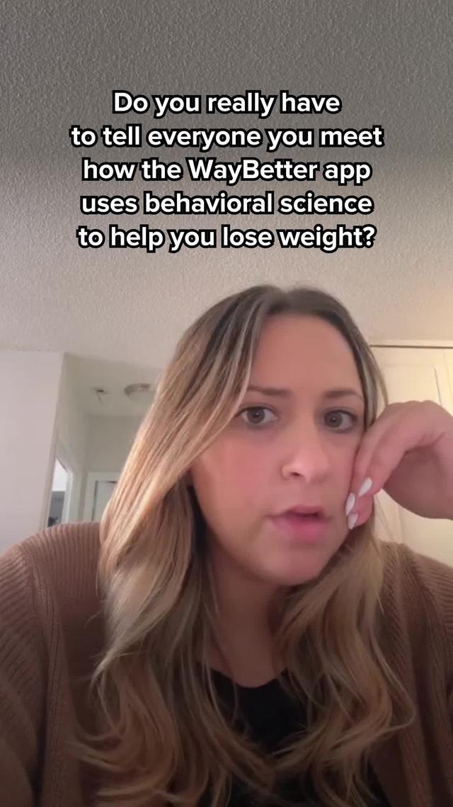 Check out the WayBetter app to learn more about WayBetter's scientific approach to weight loss!