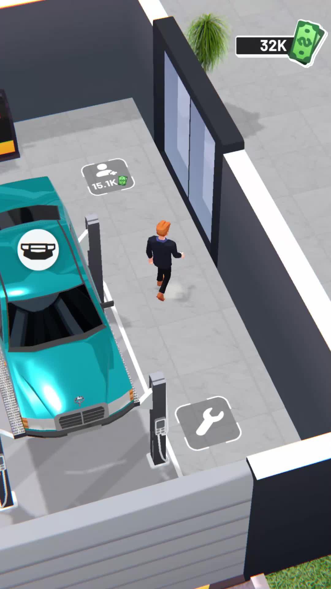 Really fun car dealer idle
