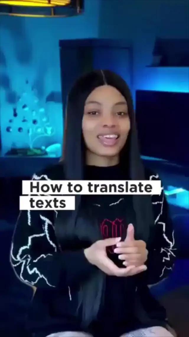 Easy translate text to English!