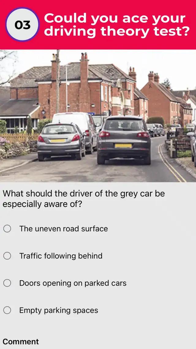 INSTALL NOW and test your driving knowledge! 