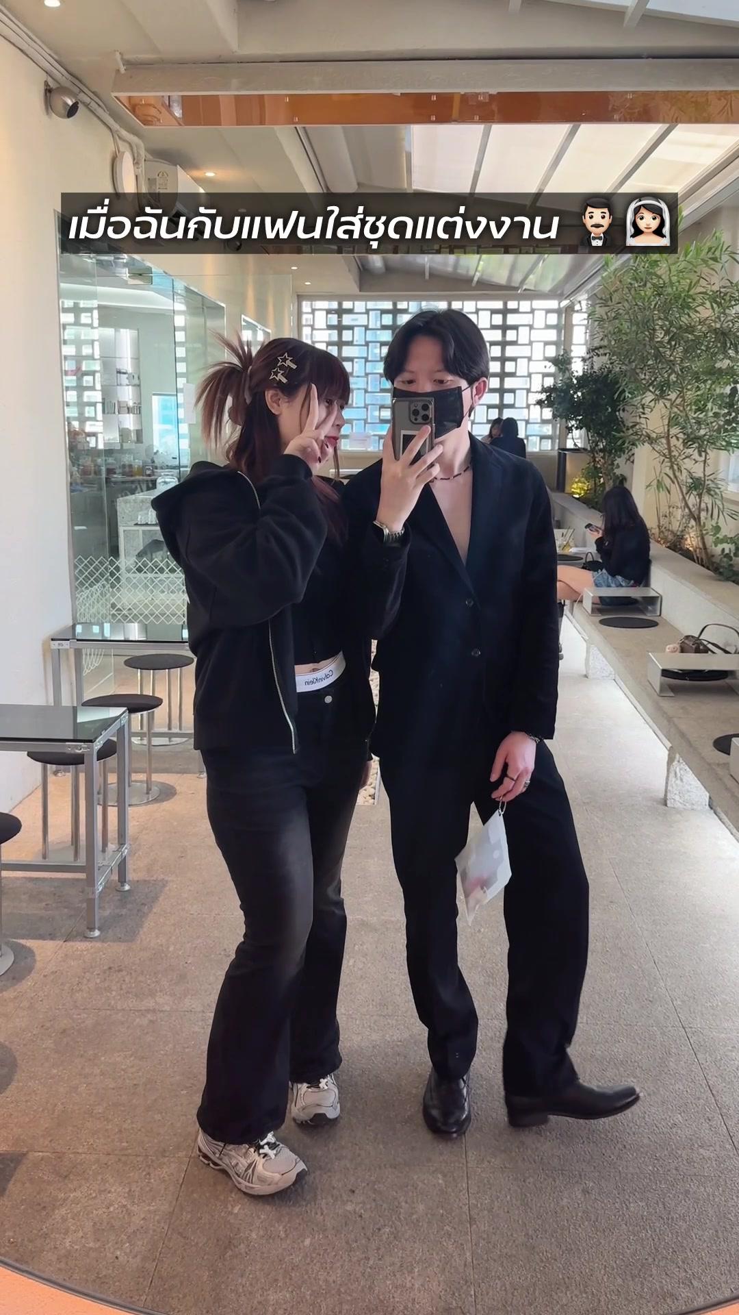 เมื่อฉันกับแฟนใส่ชุดแต่งงาน 🤵🏻‍♂️👰🏻‍♀️ ✨ #ถ่ายรูป #สอนแต่งรูป #แต่งรูป #hellofaceapp