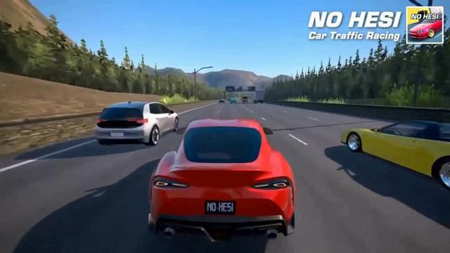Swerve through traffic in highway battles with other racers.