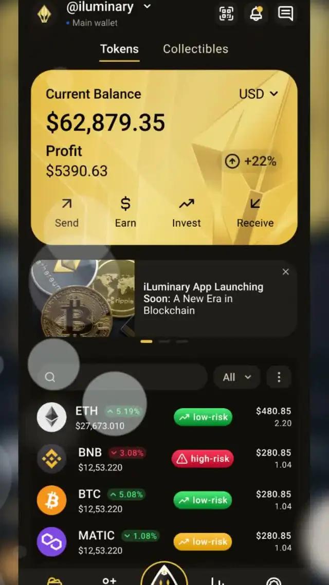 iLuminaryAI Wallet - Self-Custodial Multi-Chain AI wallet