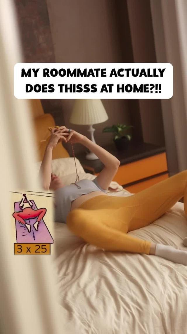 Lazy girl workout! Workout at home at any time, with zero equipment.