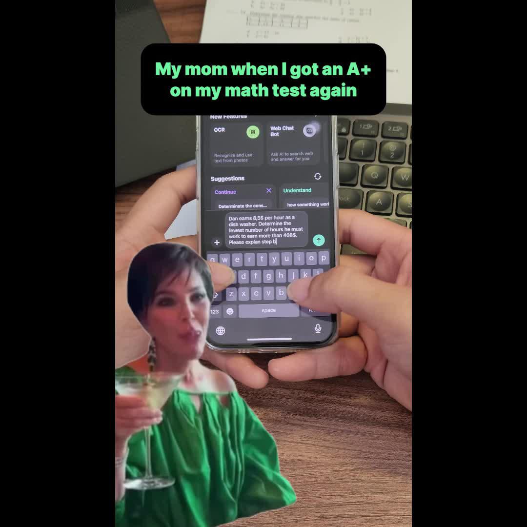 AI Chatbot Solving Math Problem!