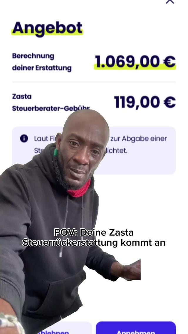 Wie viel erhältst du zurück?