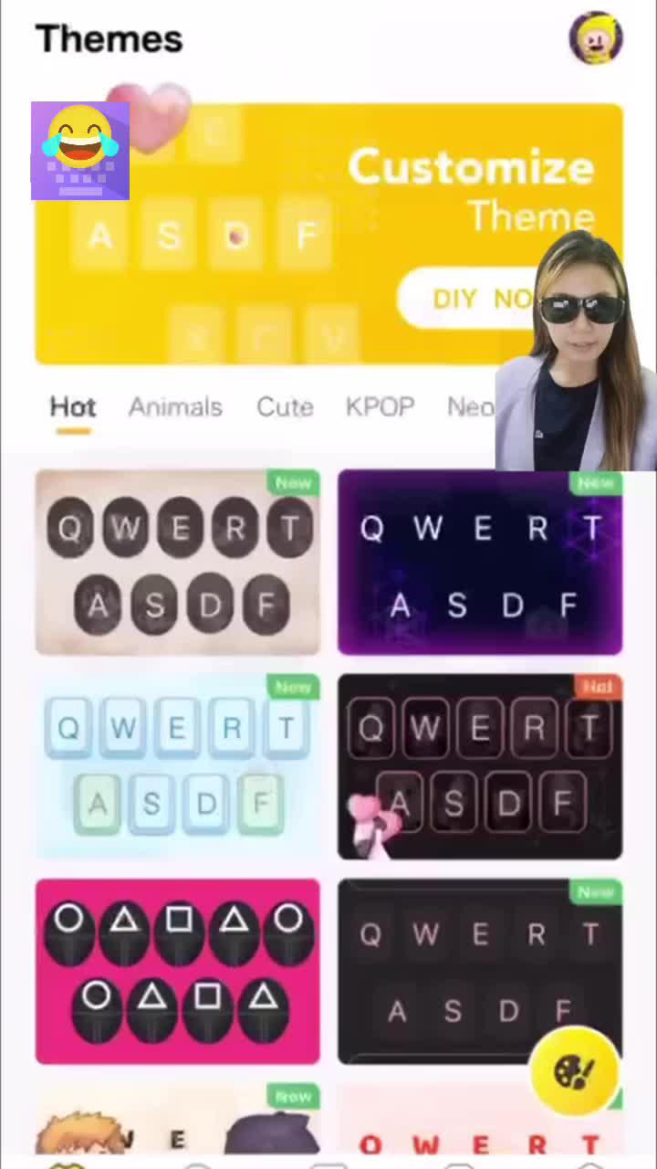 Enjoy a fully customizable keyboard