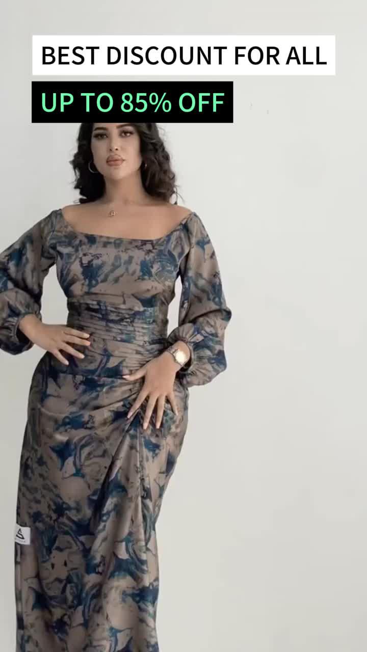 اكتشفي سحر الخريف مع فساتينها الجديدة!🍁#funny #chicpoint #fashion #unboxing #outfits #شيك_بوينت