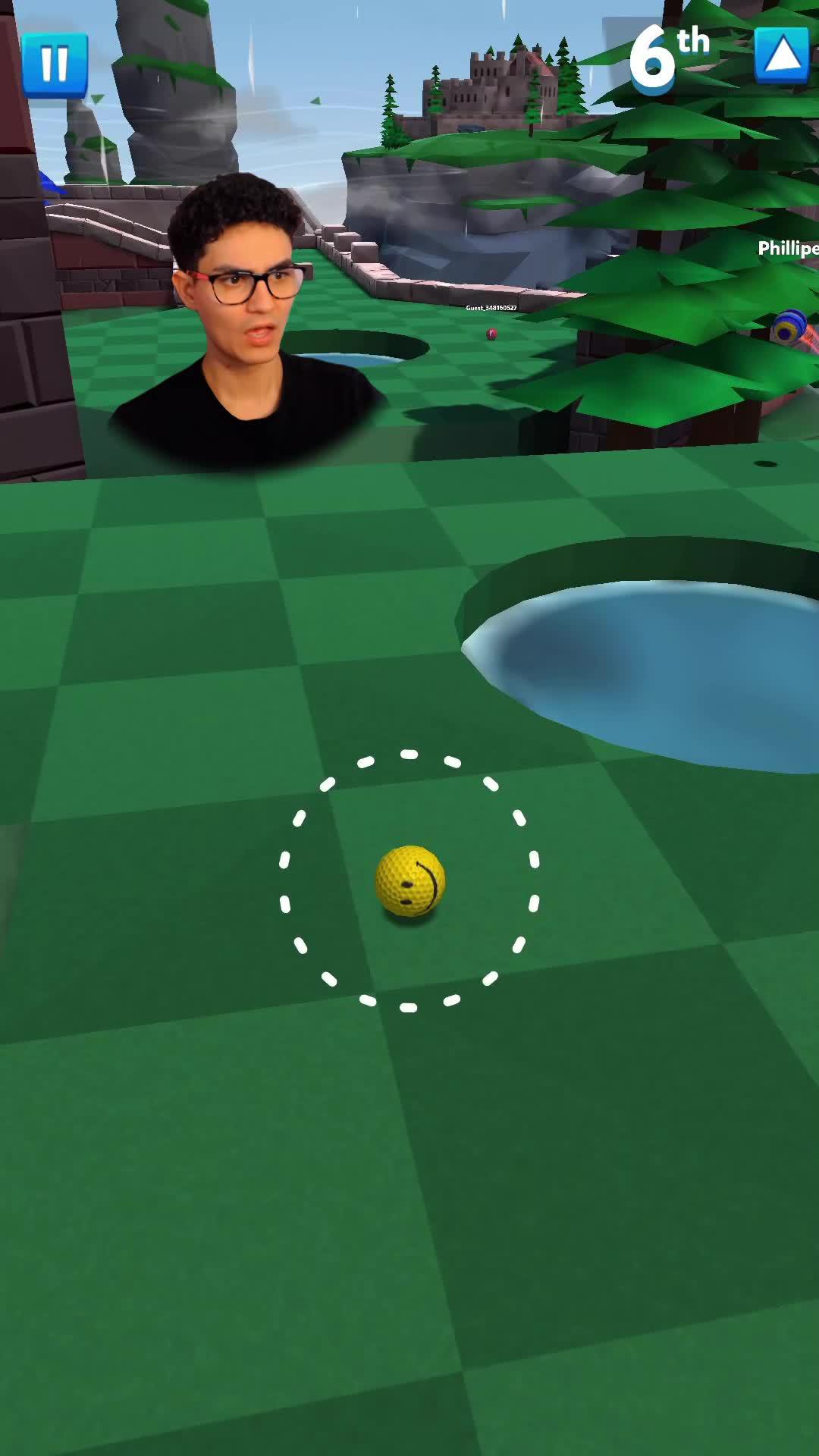 Multiplayer mini-golf races with friends!