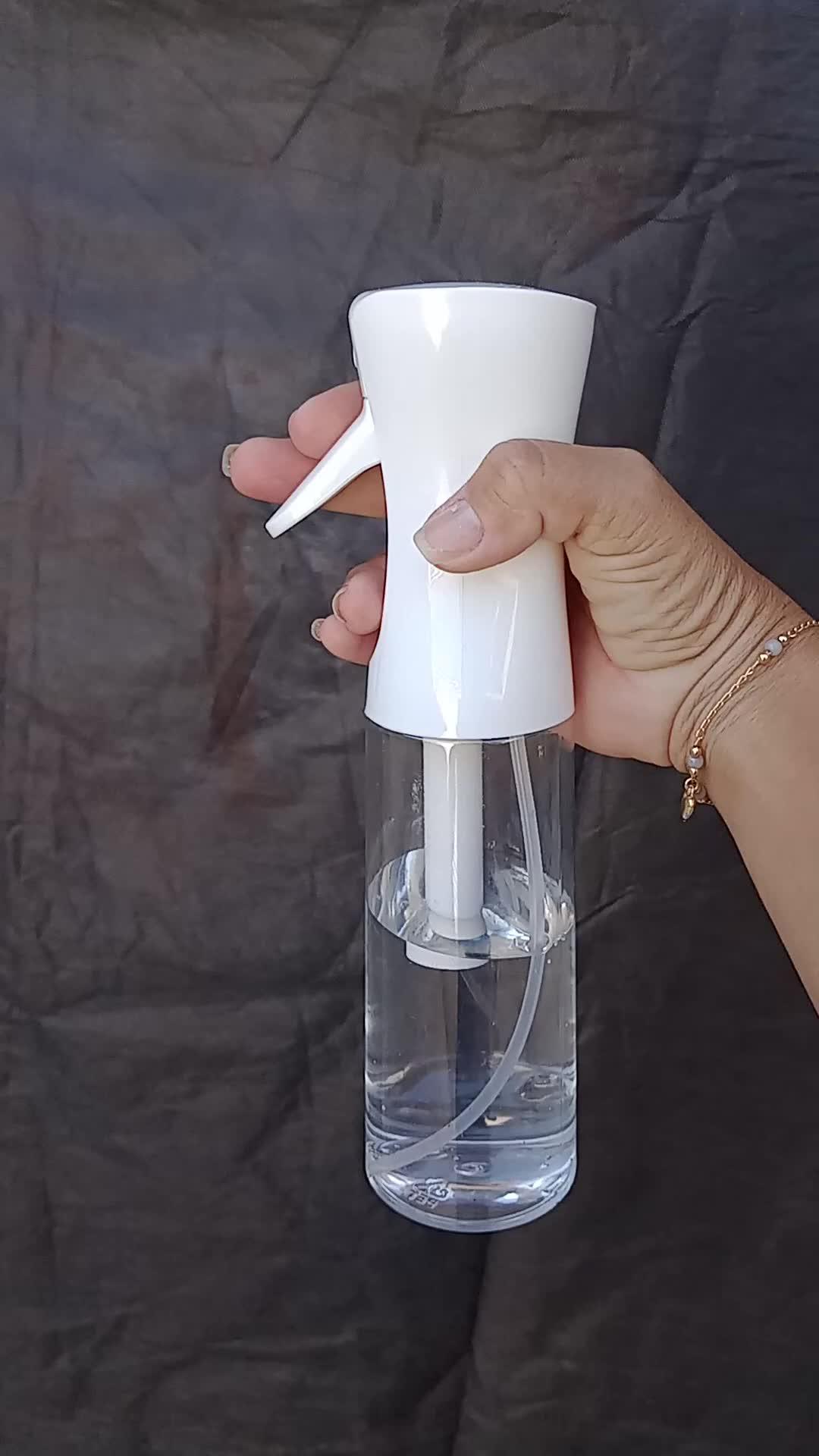 Spray Borrifador Contínuo Névoa 300ml Branco Barbearia