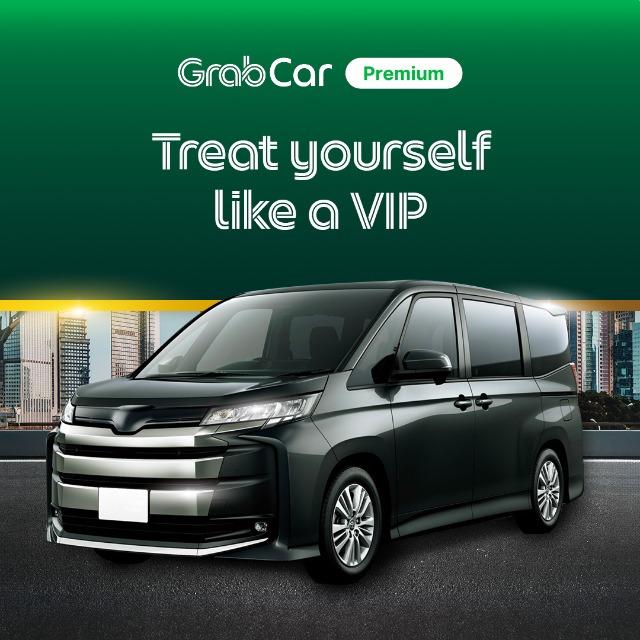 For a shorter wait time and quicker ride, book a GrabCar Premium. 