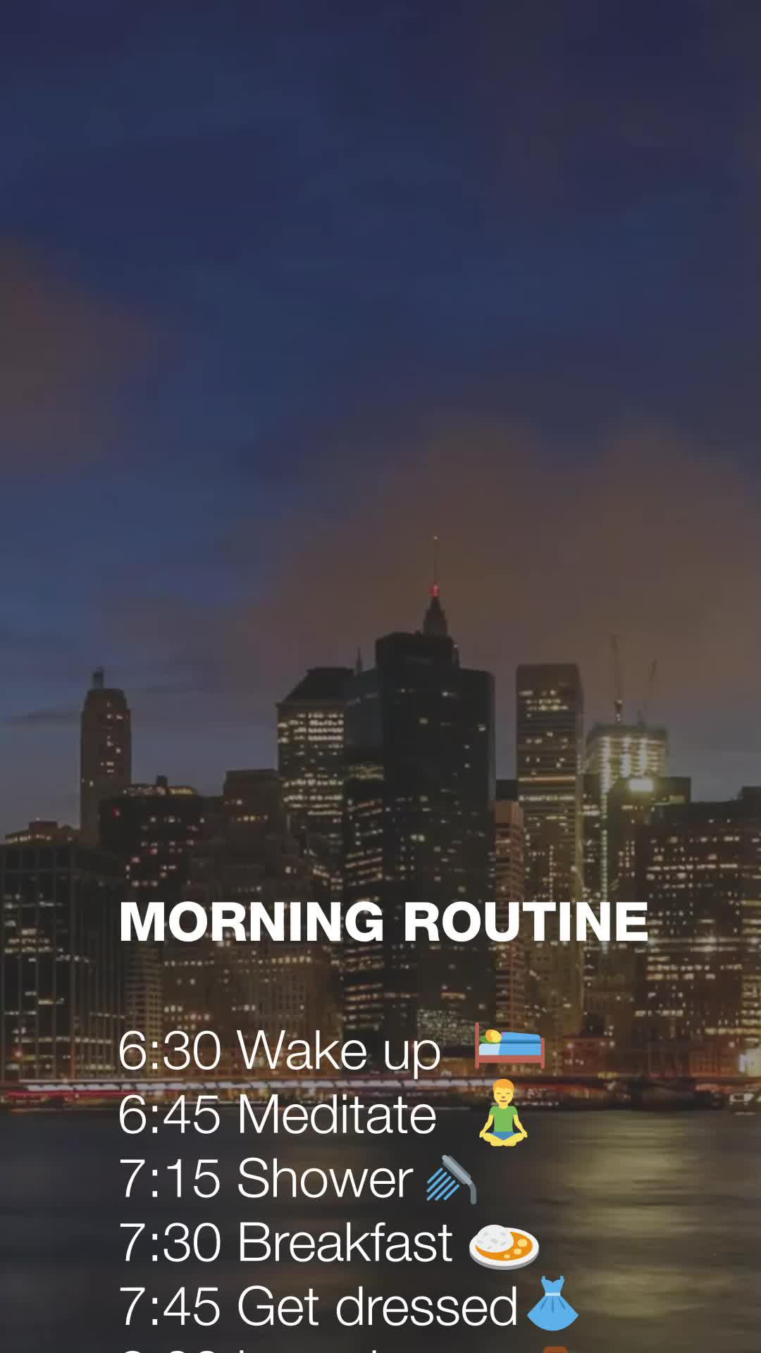 Build your perfect morning habits