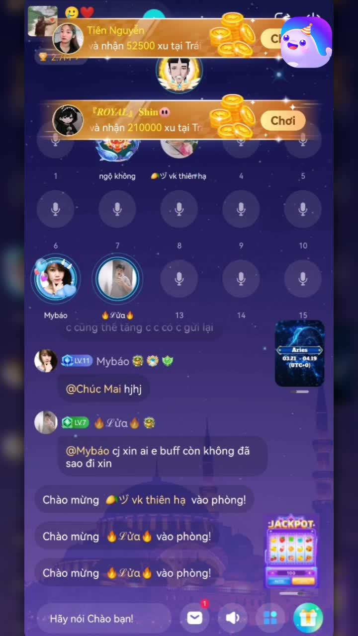 Phòng chat thoại 24 giờ