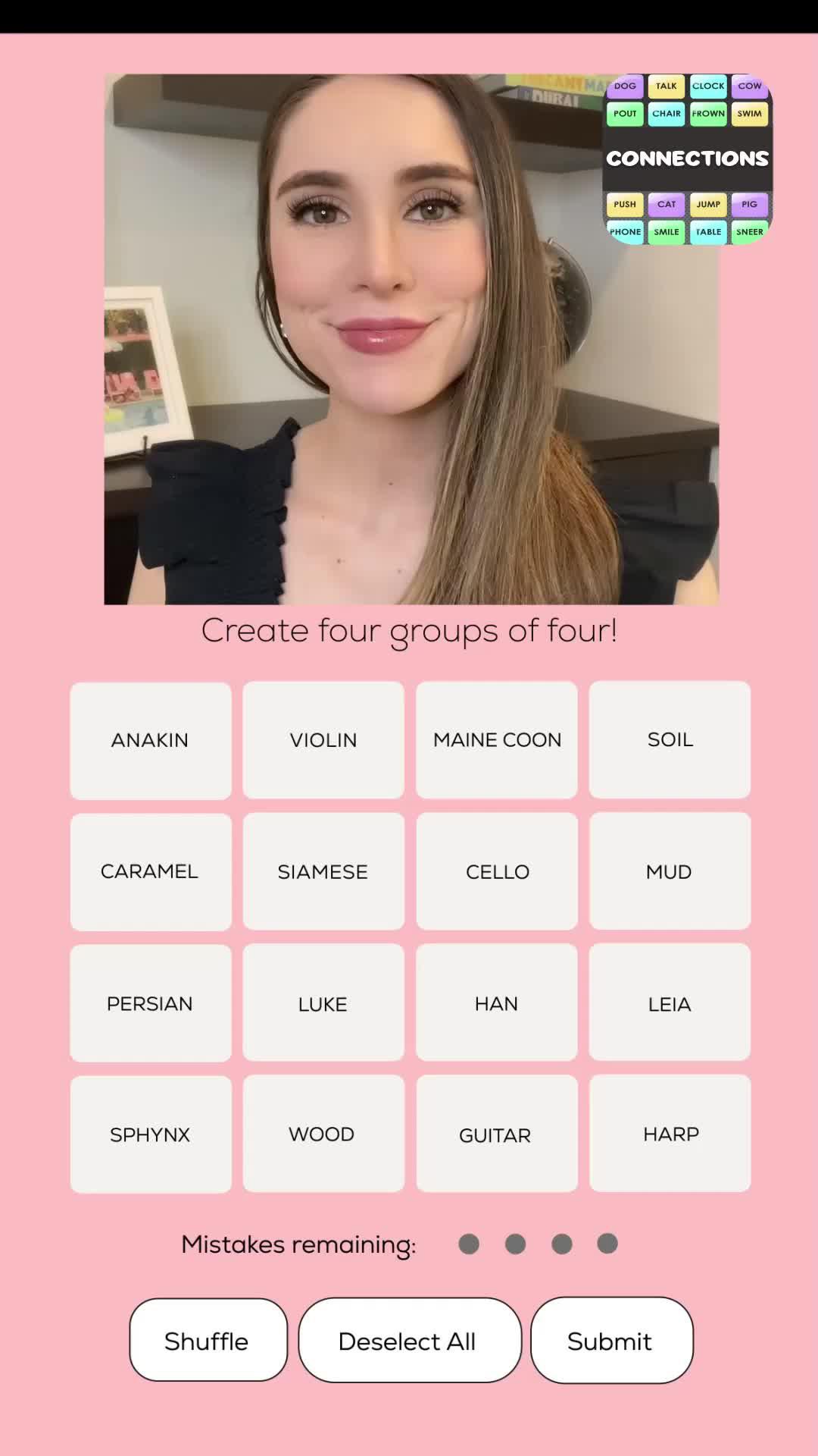 Take on the Connections challenge! See if you can even pass level 1 – not everyone can!