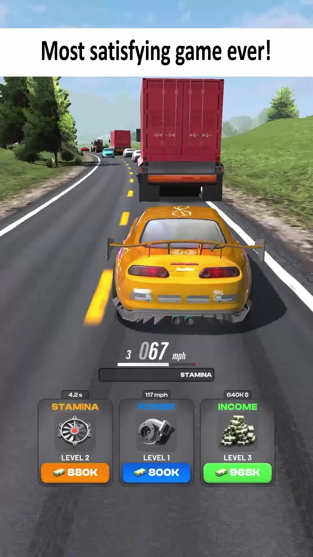 Nothing is better than overtake in the highway!