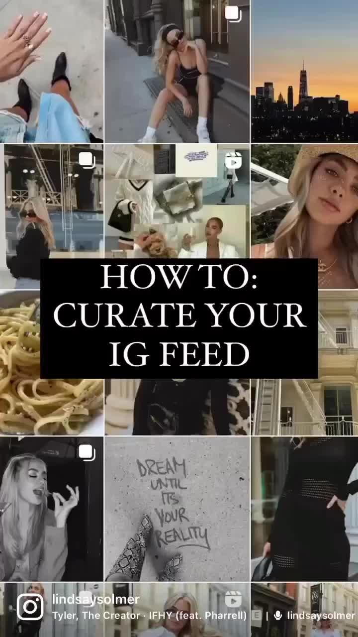 How to curate your IG feed