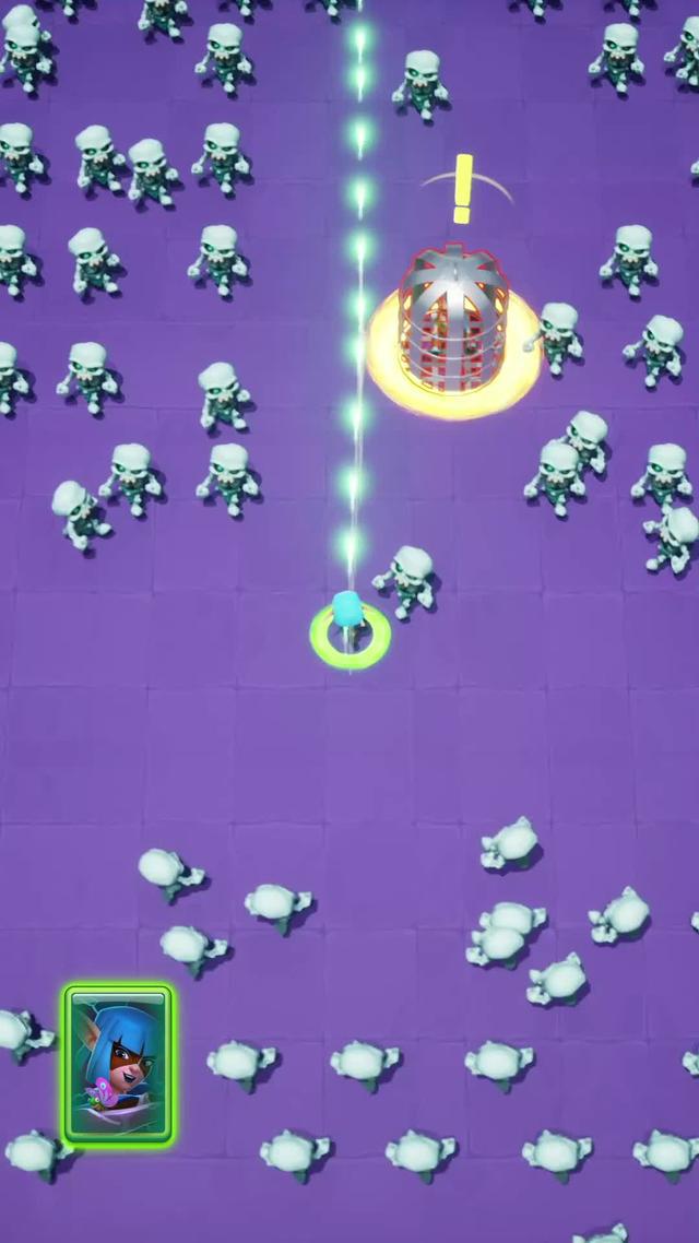 Merge heroes to unlock new abilities & attacks or increase their stats for one-shot kills!