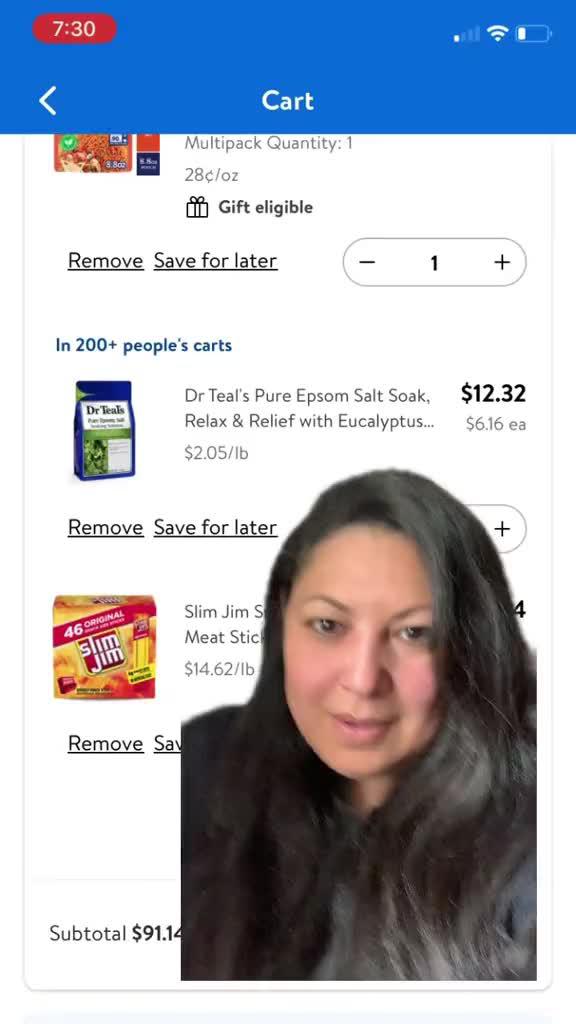 With busy schedules, the Walmart app is now your one stop shop