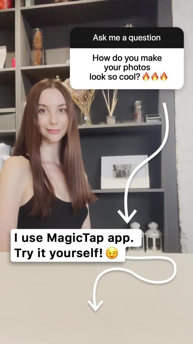 Make your photos trendy in one tap.