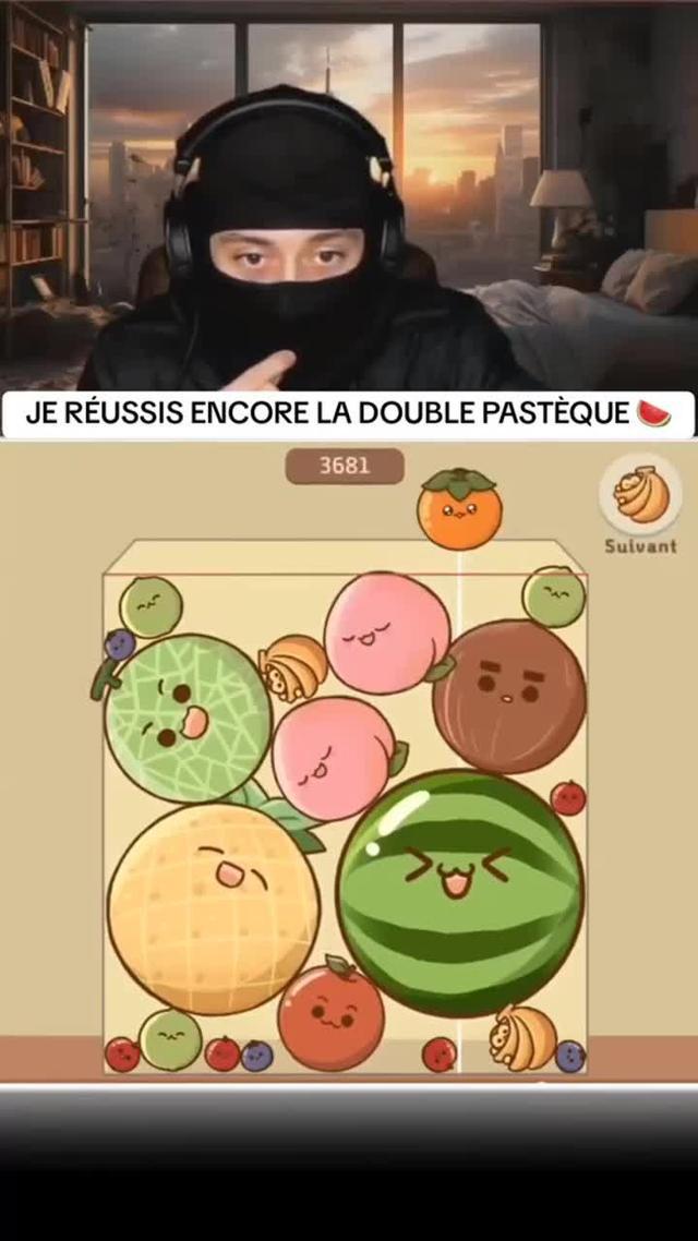 Jai encore fais une double pastèque.
