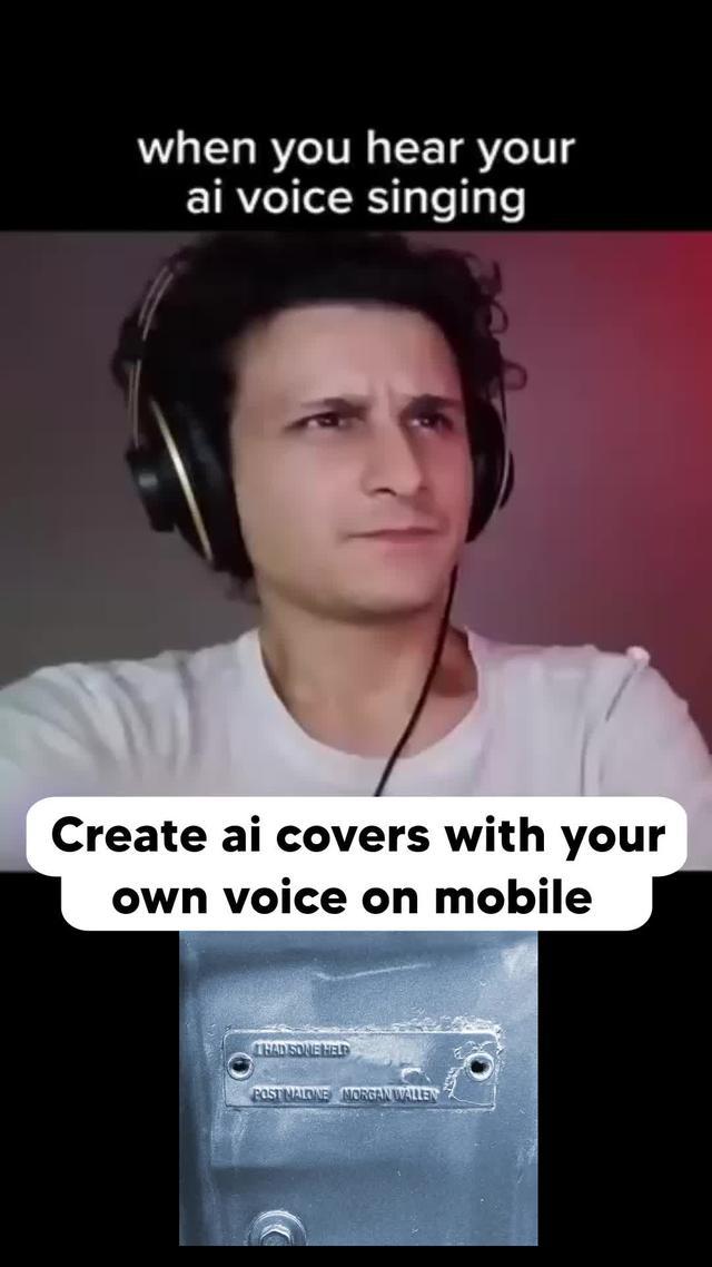 Create AI Cover Song with your own voice try now!