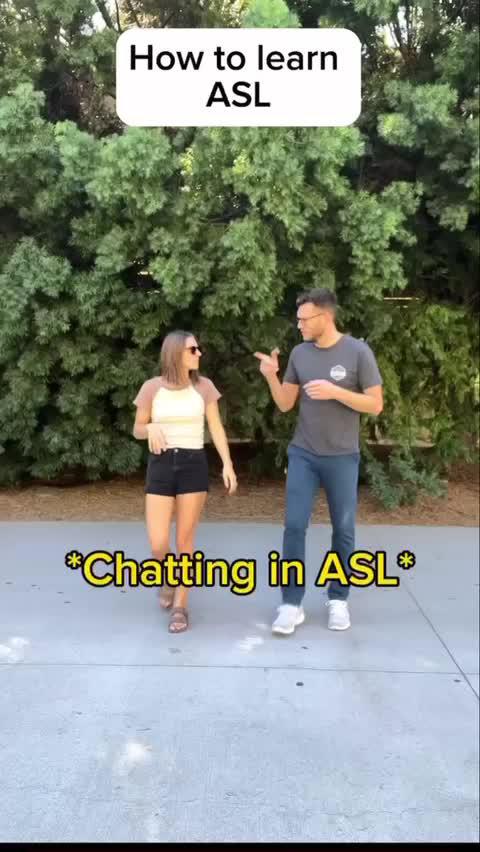 Learn ASL, BSL and OGS in just 10 mins/day! (note: this person is signing in ASL)