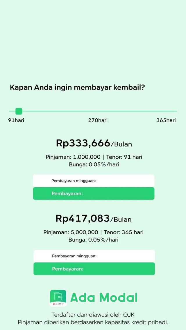 Biaya Layanan Harian: 0%