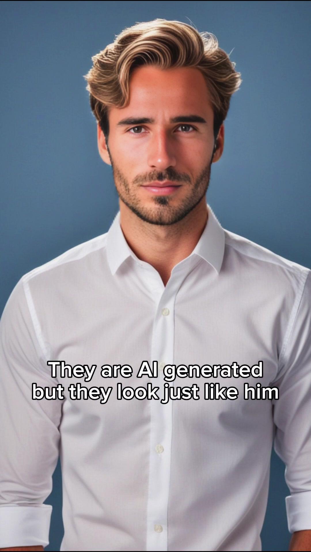 These are AI generated but they look just like him 😍 Just upload a selfie and try it yourself 😎 #aiapp #aiavatar #aitrend #viral #viralvideo