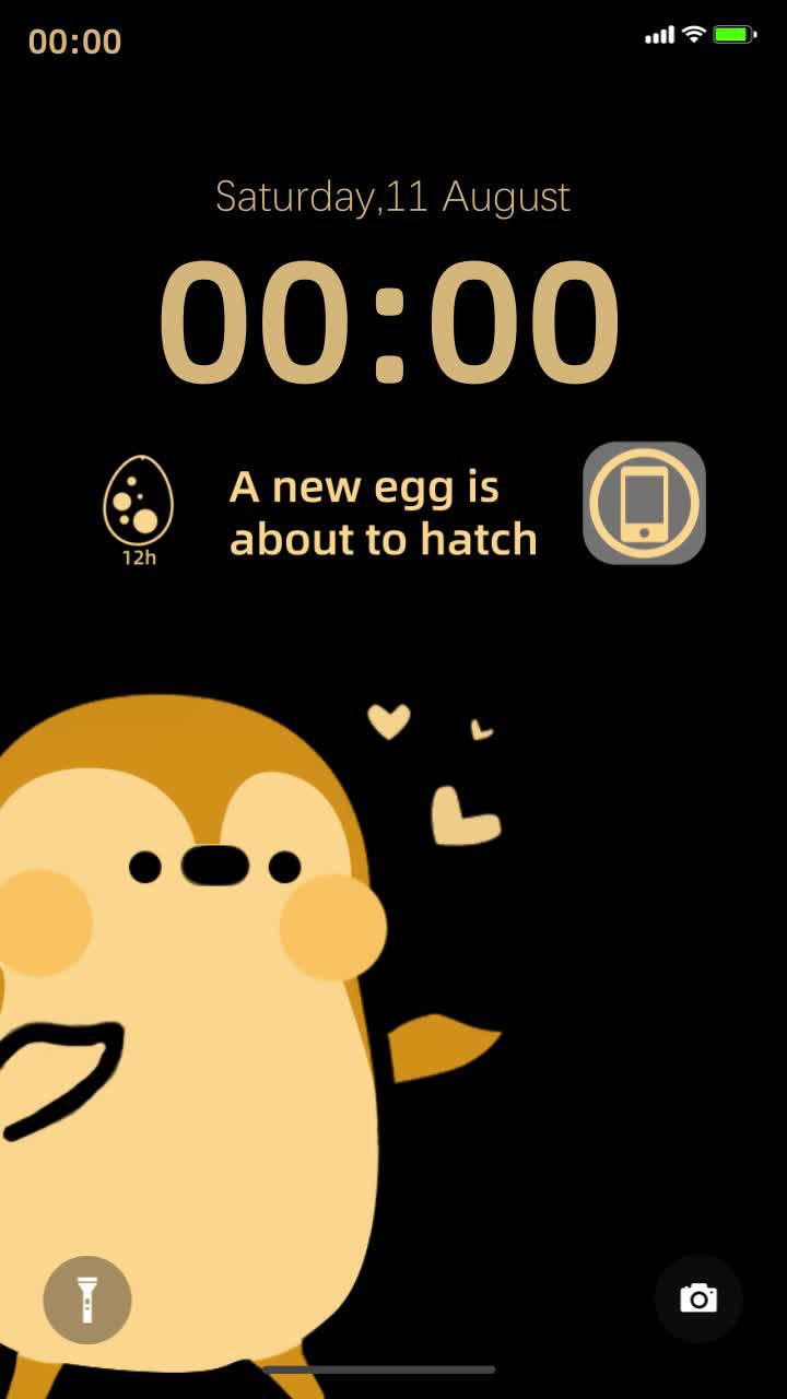 Having a pet on home screen be like...